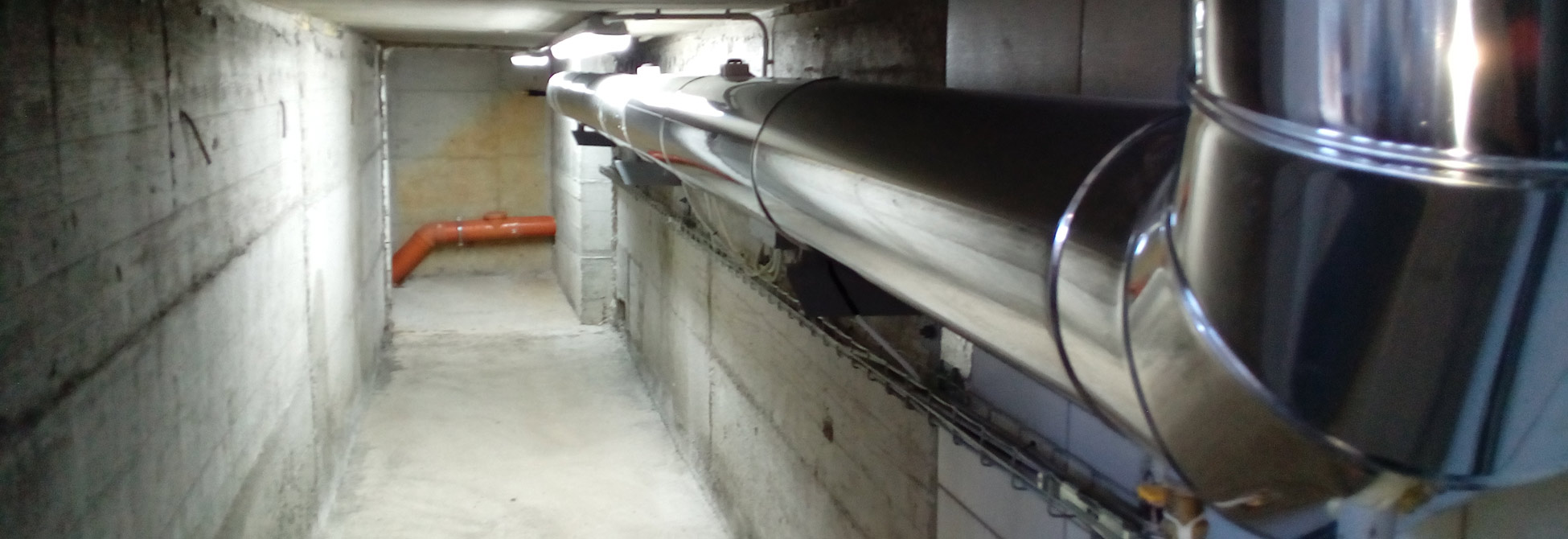 Ventilacioni kanali u podzemnim prostorijama